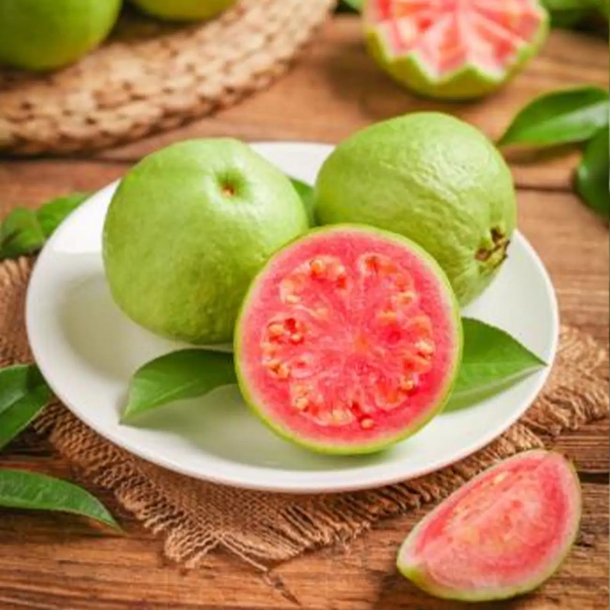 Tropical Strawberry Guava Organic Pink Guava Seeds