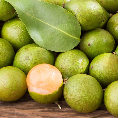 Lemon Sweet Spanish Lime Professional Pack, Green Skin Orange Inside Juicy Fruits